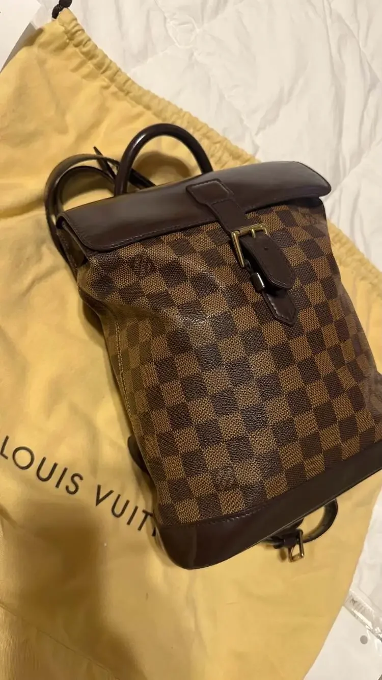 Louis Vuitton Damier Ebene Soho Backpack